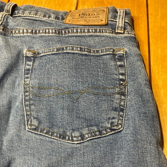 Polo Ralph Lauren The Varick Slim Straight Jeans 34x32 Medium Wash Denim - Picture 8 of 16